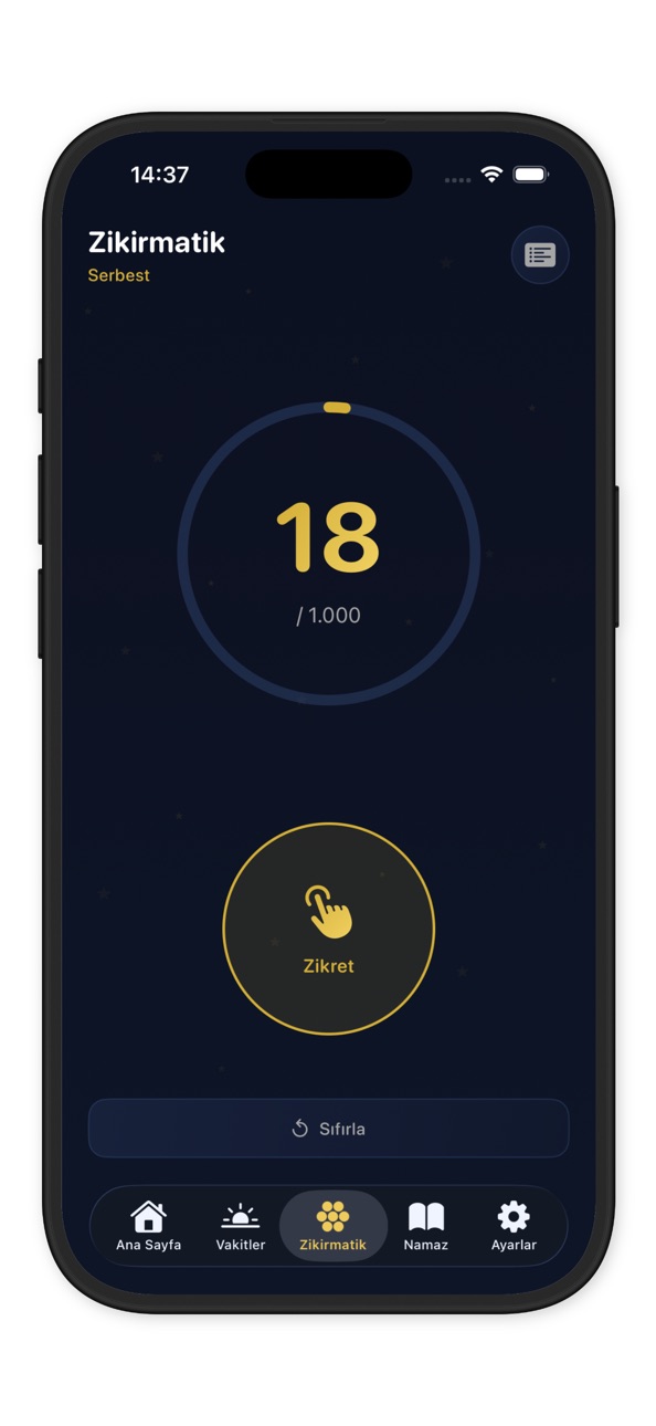 iPhone screenshot
