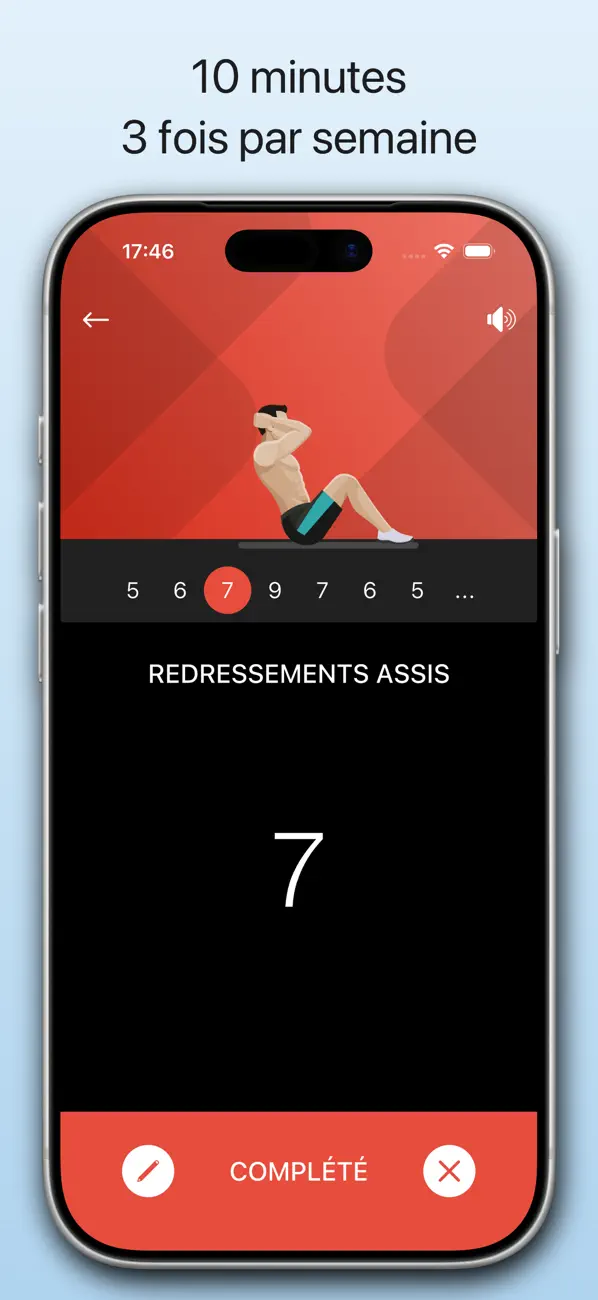 Screenshot #3 pour 100 pompes : Just 6 Weeks