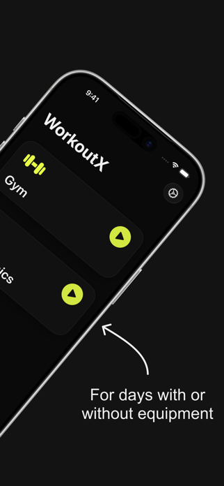 WorkoutX: Gym Tracker Screenshot 2 of 10
