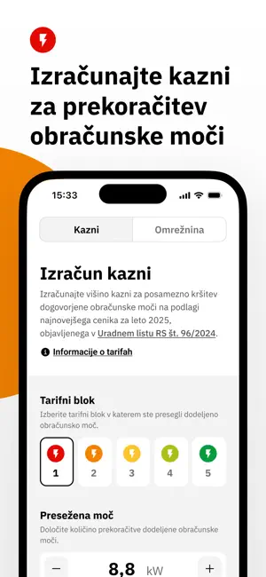 Tarifnik screenshot 4