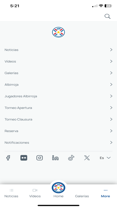 APF - App Oficial Screenshot