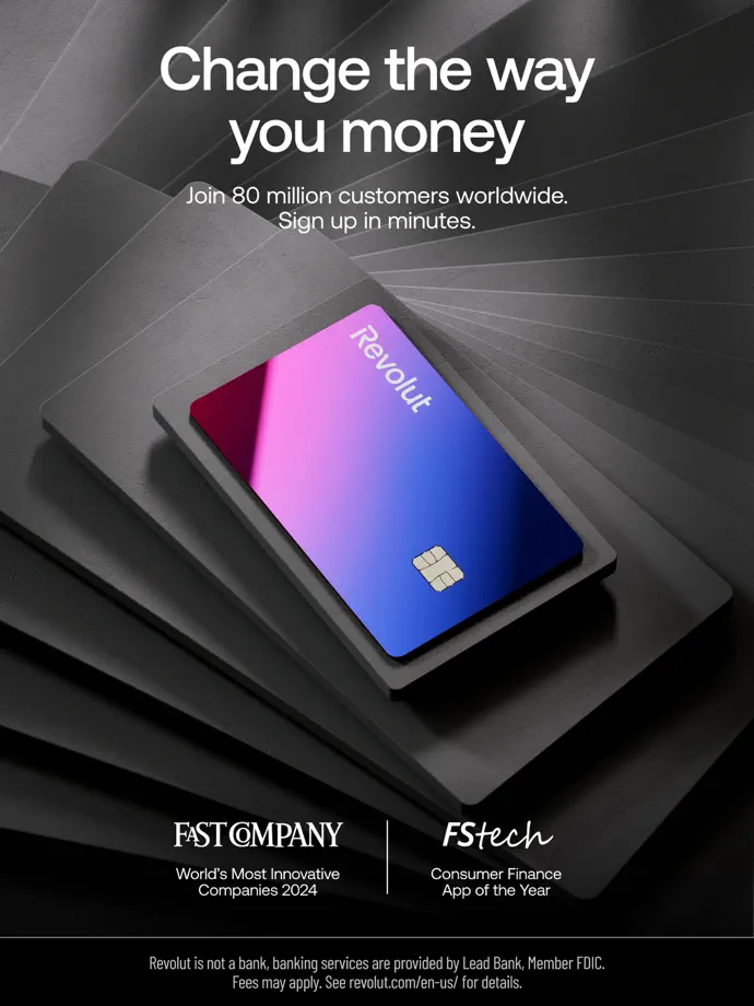 Revolut iPad screenshot 1