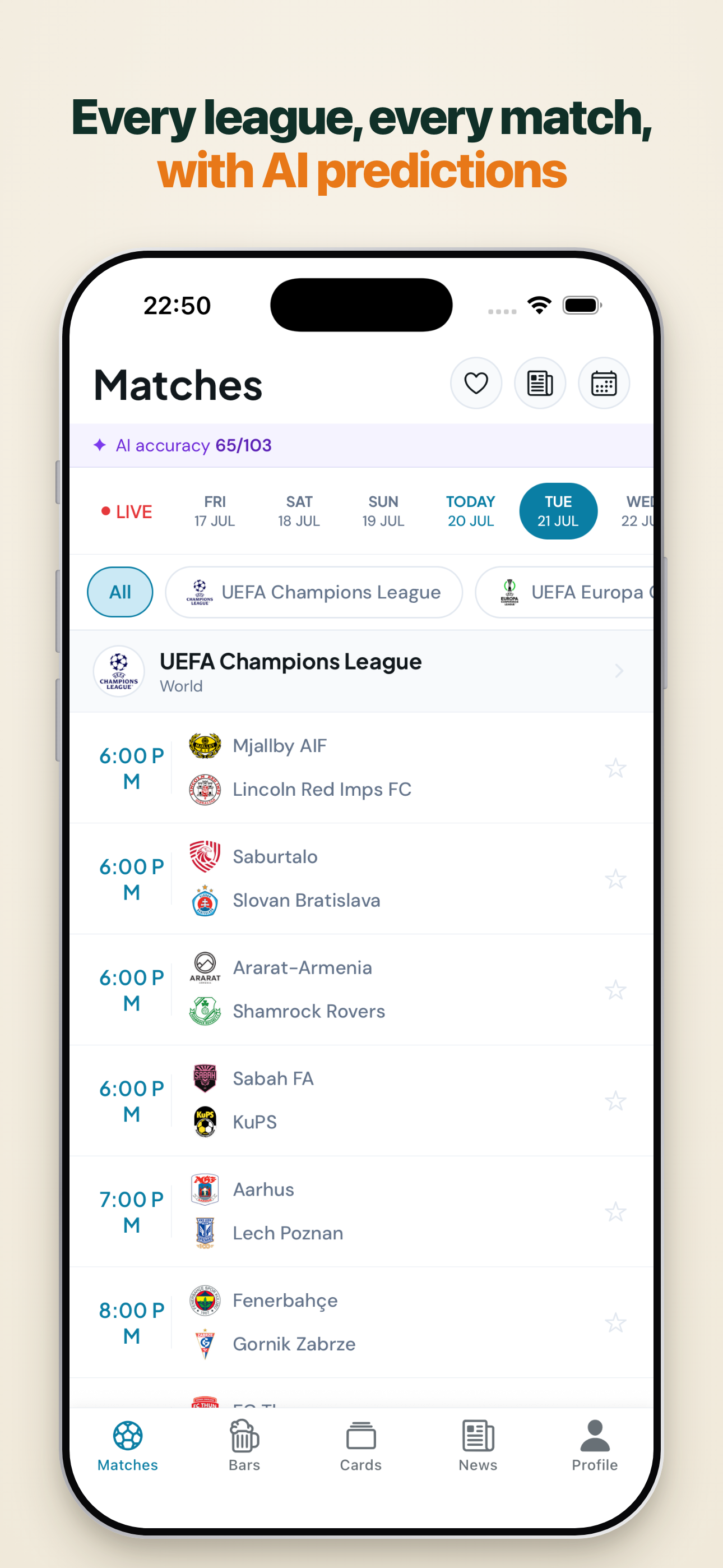 FutbolBar - Football & Bars screenshot 2
