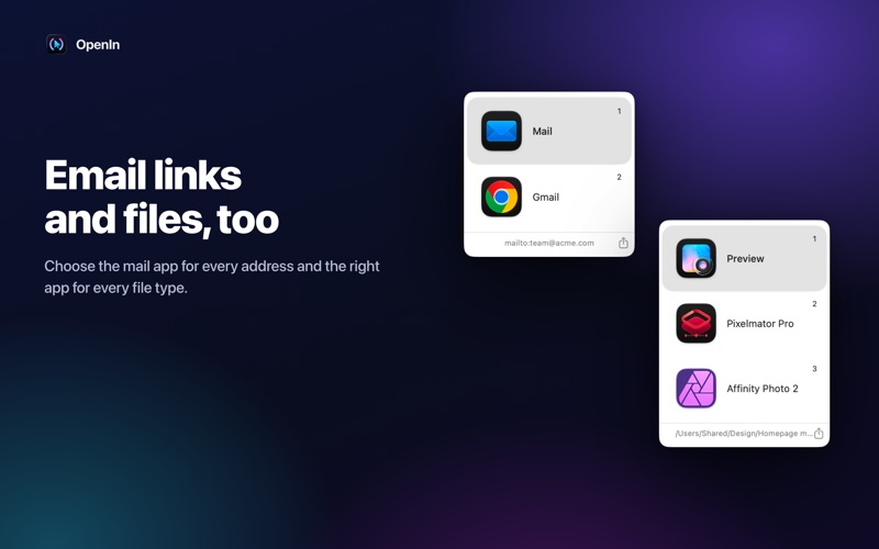 OpenIn: Browser & Link Picker Screenshot 4 of 6