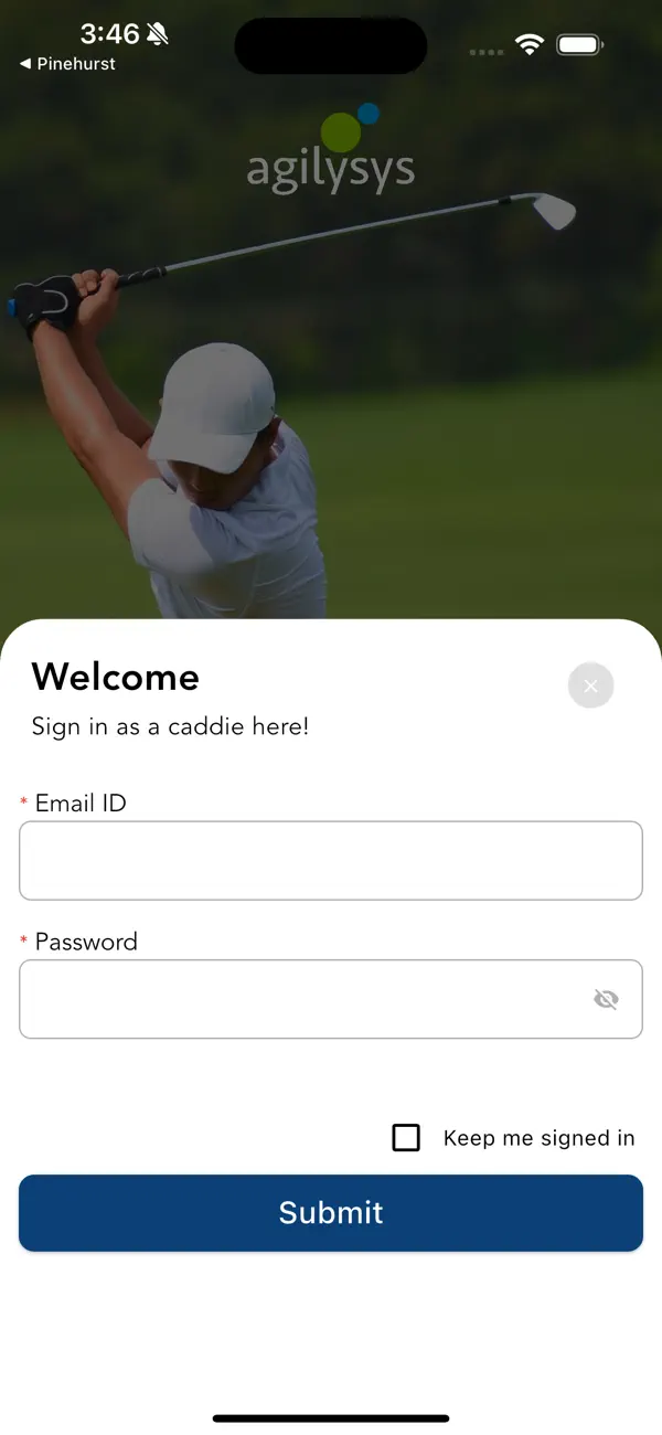 Screenshot #1 pour Agilysys Caddie App