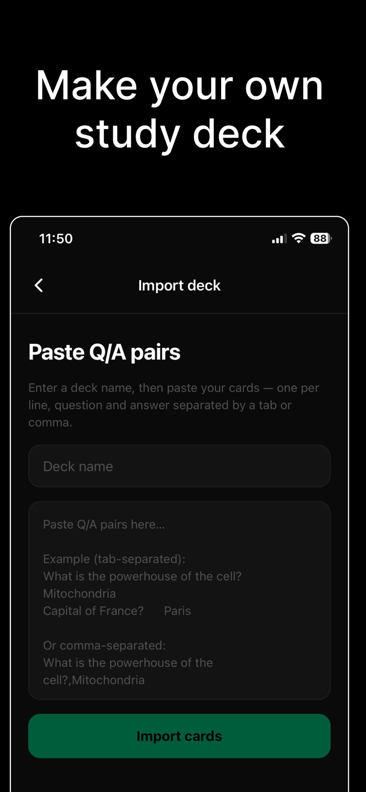 Remflow: Hands Free Flashcards iphone screenshot 1