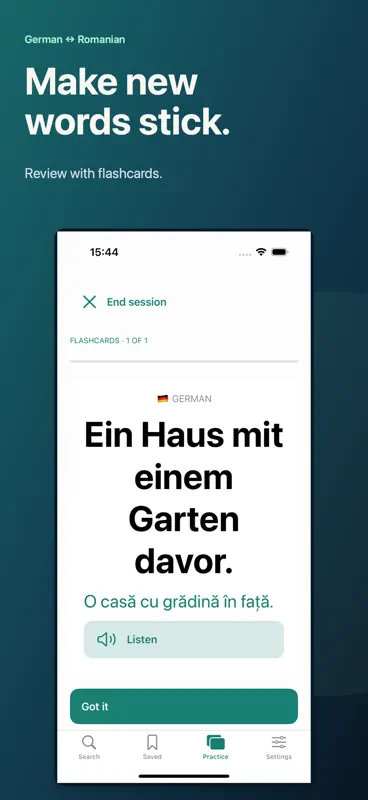 Deutsch–Rumänisch Lexikon + screenshot 5 of 6
