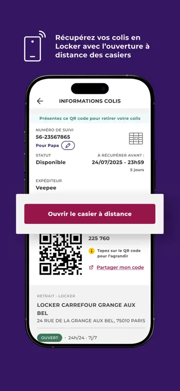 Mondial Relay, suivi de colis screenshot 5 of 8