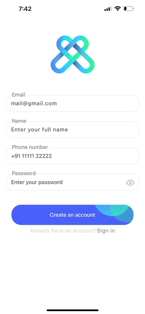 iPhone screenshot