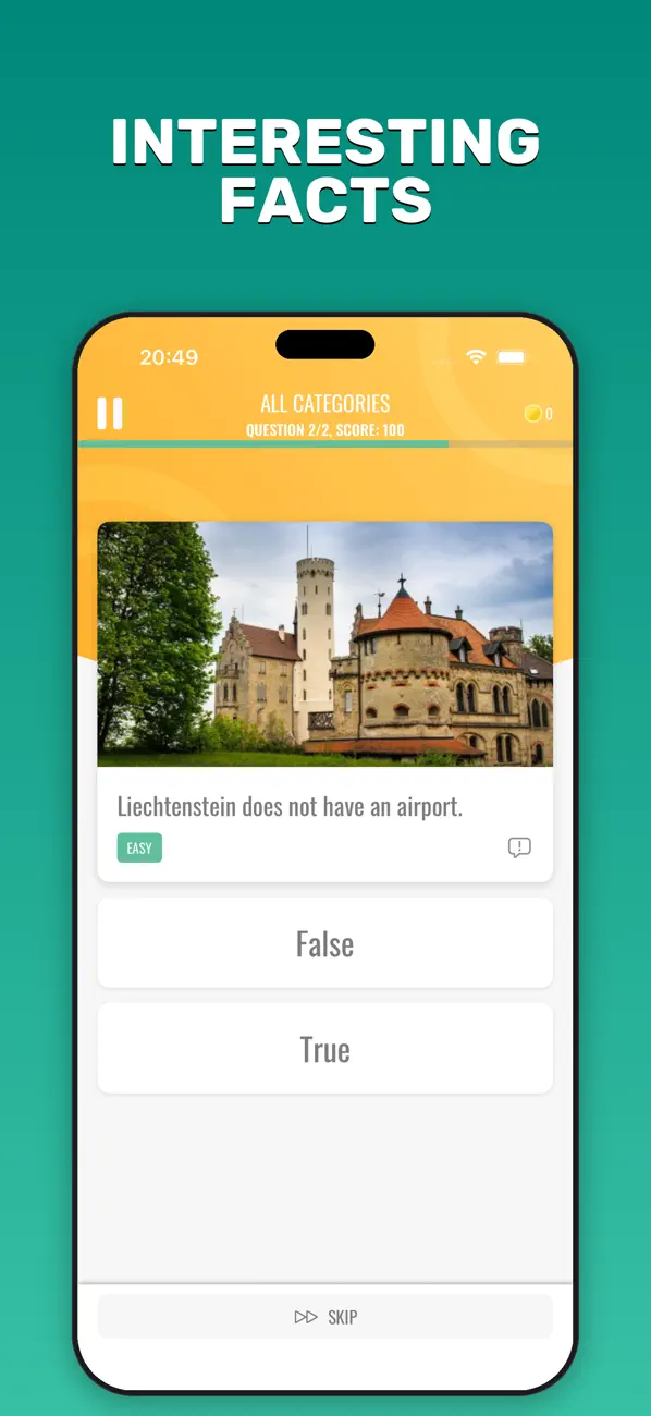 Screenshot #2 pour Geography, History - Quiz