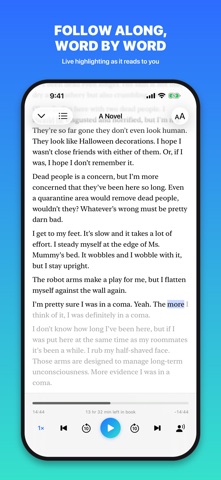 Reader: Text to Speech iPhone screenshot