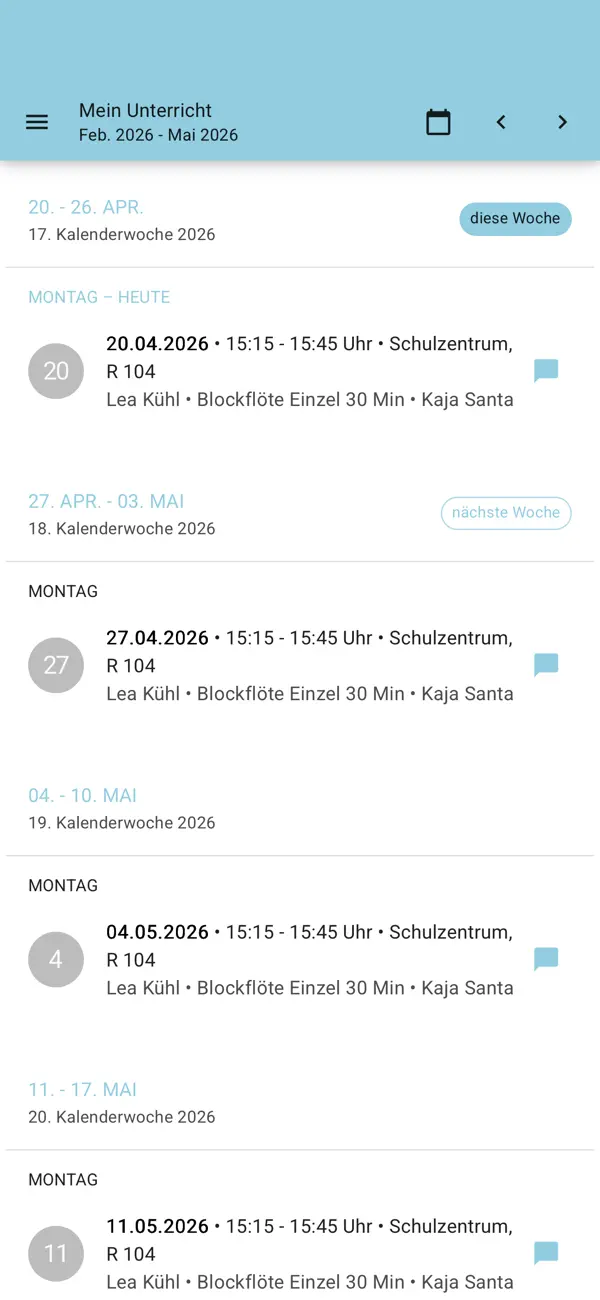 Screenshot #2 pour Musikschule Kiel