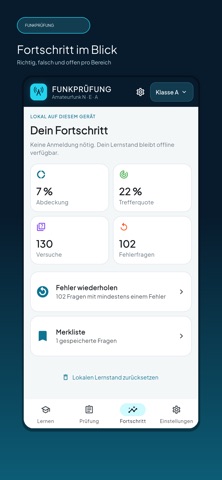 Funkprüfung – Amateurfunk iPhone screenshot