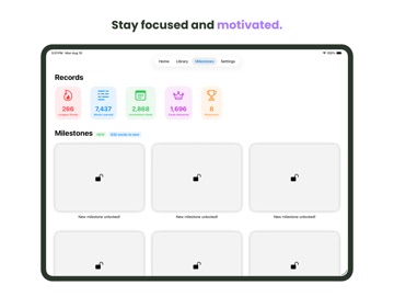 Flashcards by FocusWord iPad screenshot