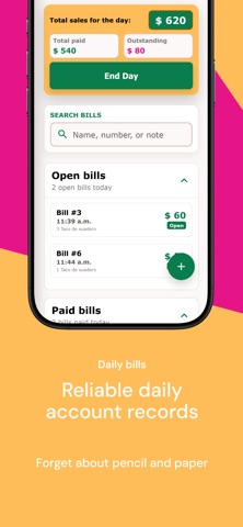 Tacontando: Sales Tracker screenshot