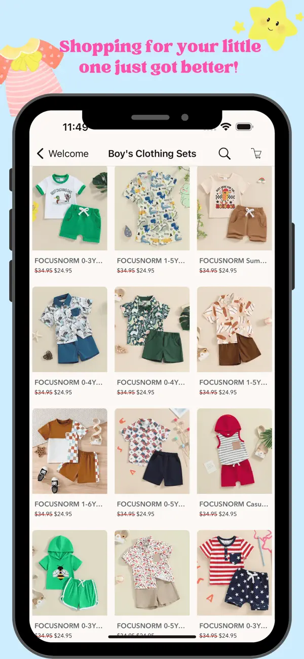 Screenshot #2 pour Mode de vêtements pour bébés