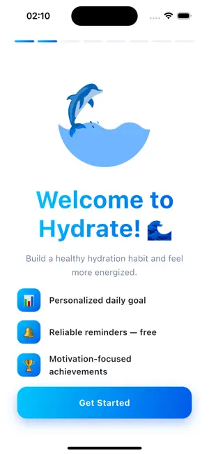 Hydrate: Water Reminder screenshot 1
