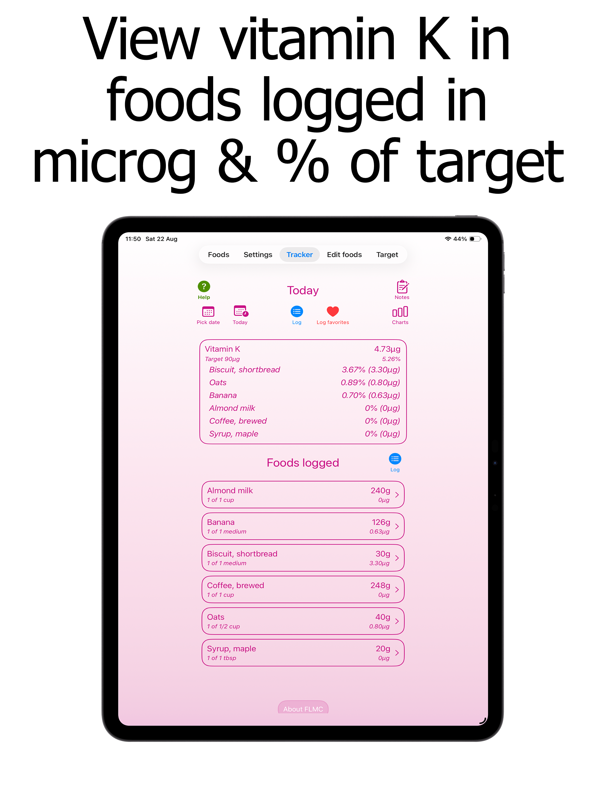 Vitamin K Counter & Tracker screenshot 16