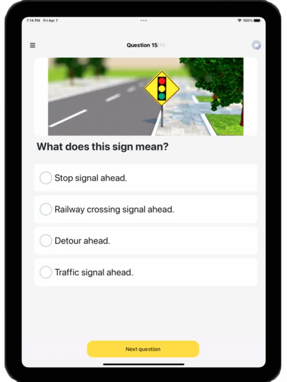 Texas Driving Permit DMV 2026 iPad screenshot 5 - Education app