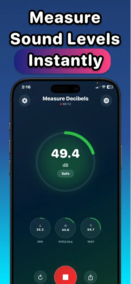 Measure Decibels screenshot 6