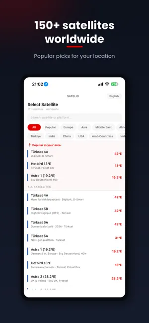 Satelio - Satellite Finder screenshot 3