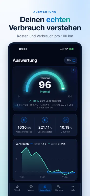 TankO – Tankkosten & Verbrauch screenshot 4 of 8