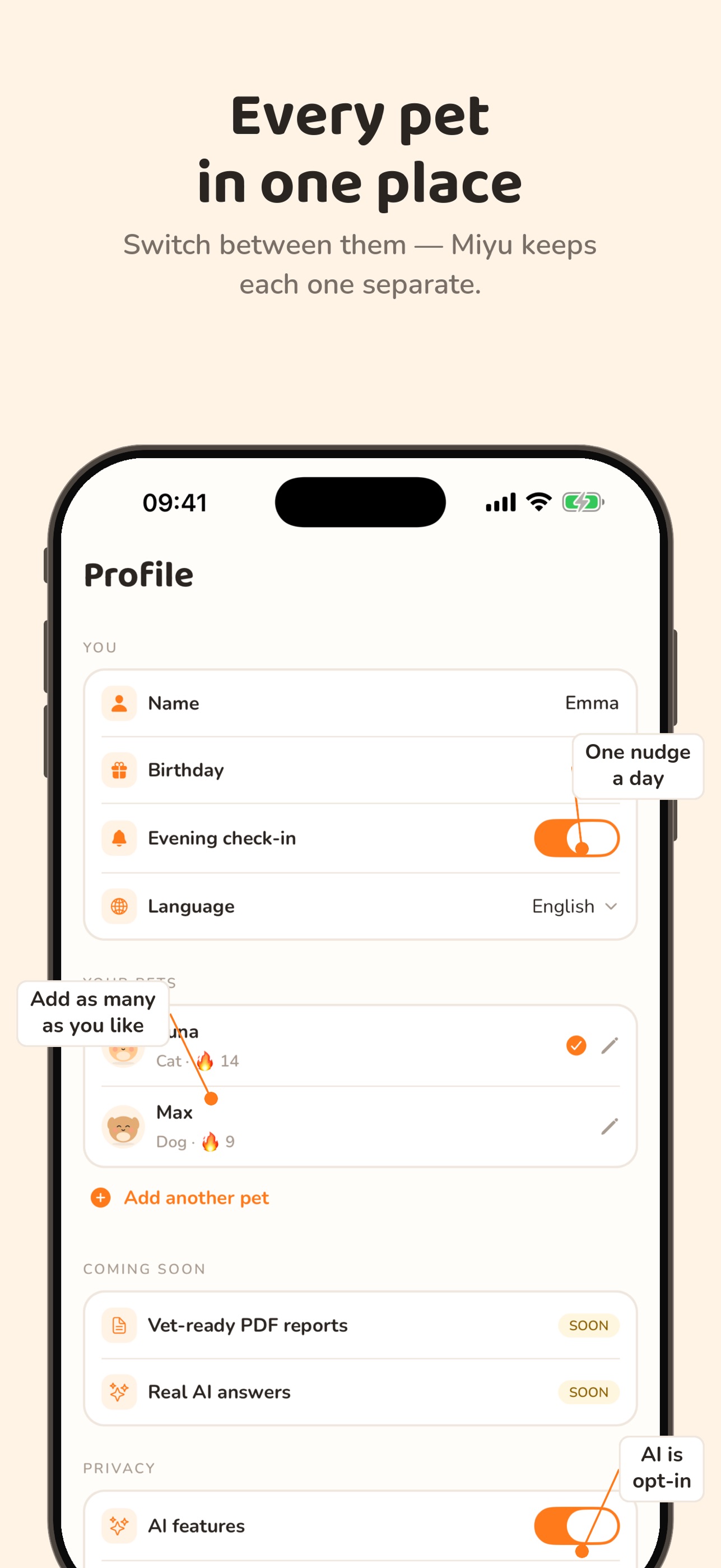 Screenshot 6 of Miyu: AI Dog & Cat Health
