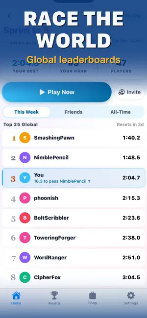 WordAmazing Brain Workout screenshot 2