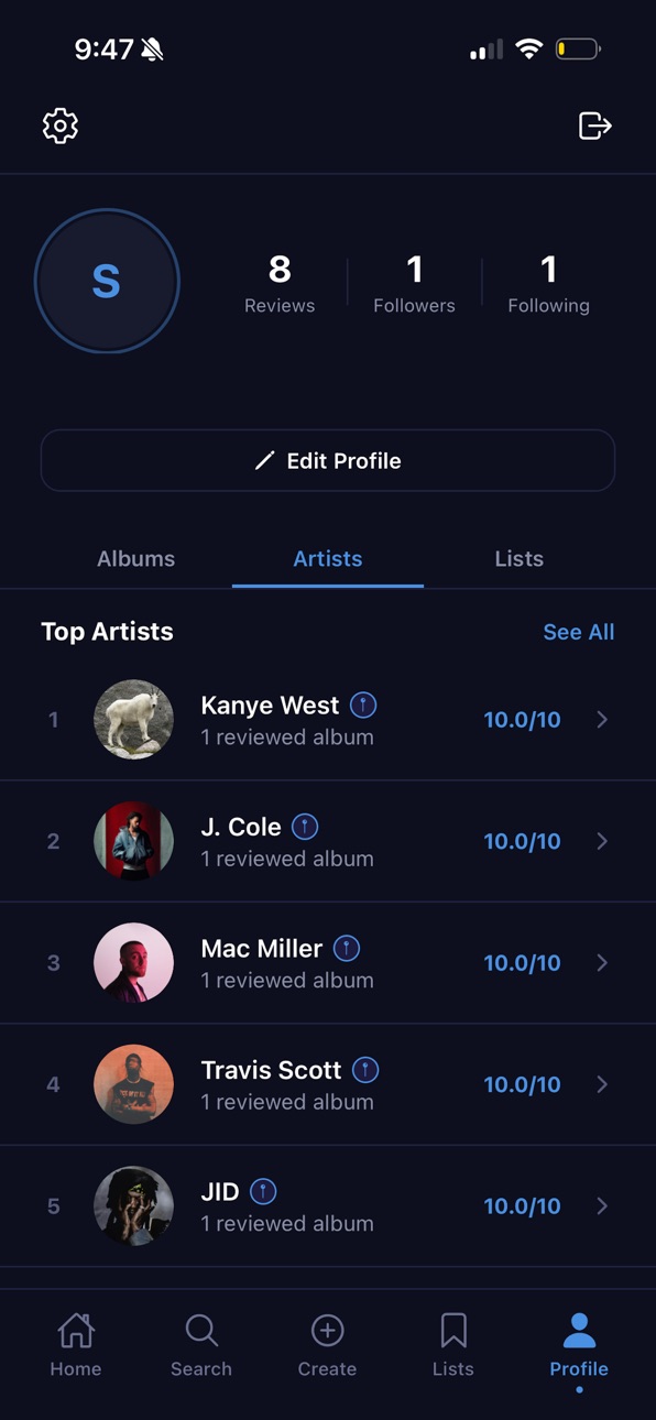 iPhone screenshot