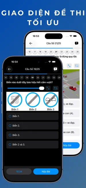 Ôn Thi 250 Câu GPLX A1 iPhone screenshot 6