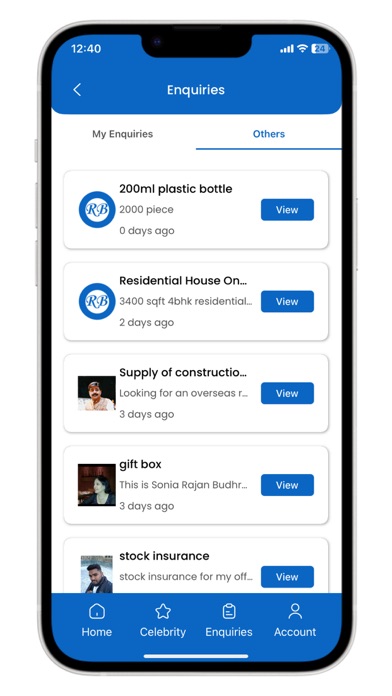 RB Business Nexus Screenshot
