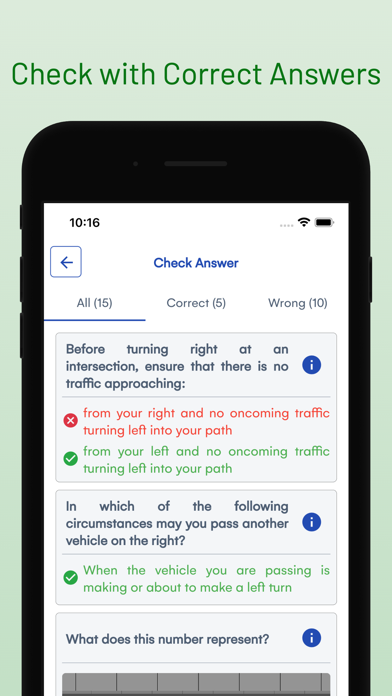 Louisiana DMV Driver Test Prep Screenshot