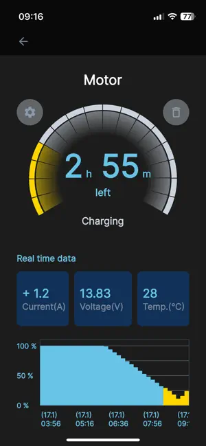 LXNAV Battery monitor screenshot 2