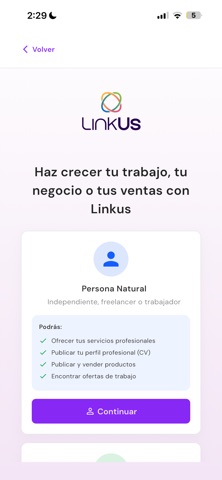 LinkUs - Busca y Conecta screenshot