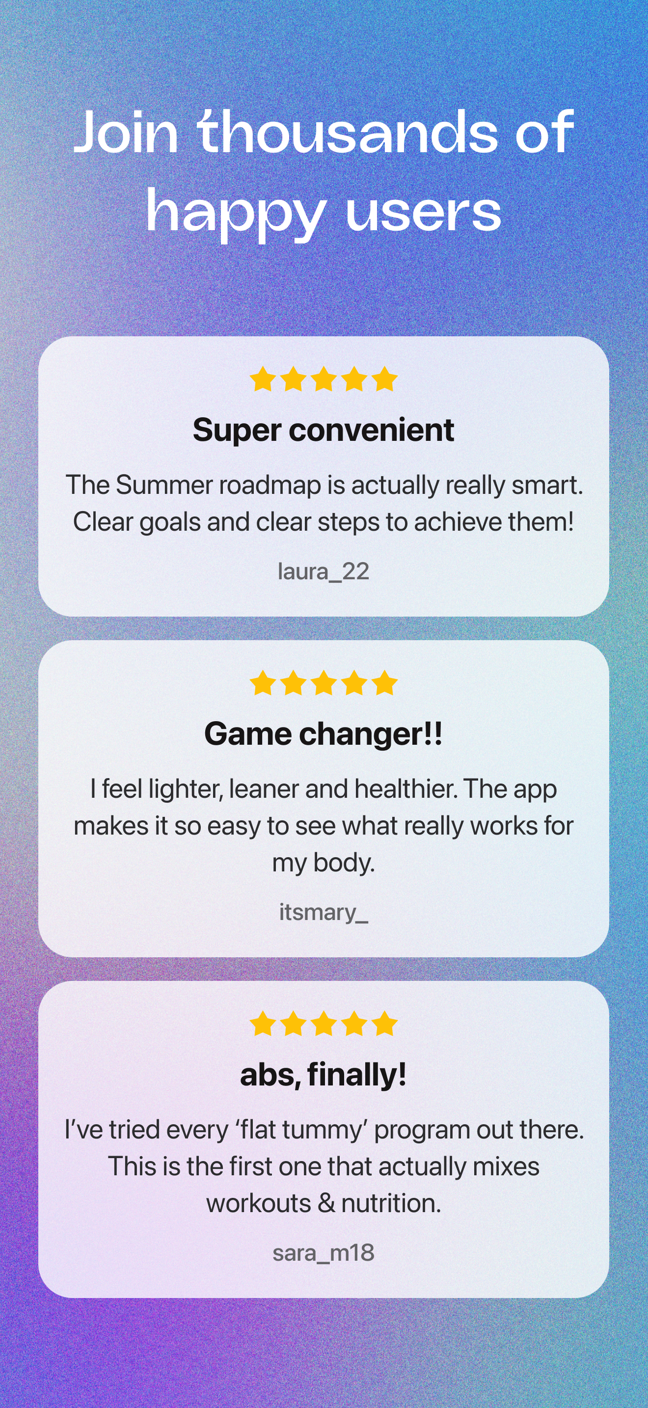 Summerbod: Fitness & Nutrition screenshot 5