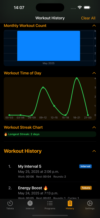 Smart Tabata Timer Screenshot 5 of 8