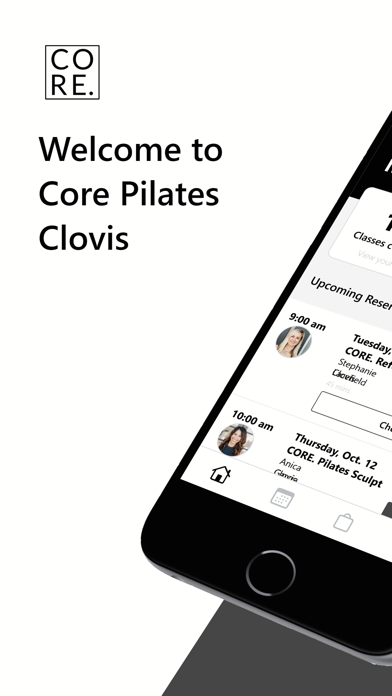 Core Pilates Clovis iPhone screenshot 1 - Health & Fitness app