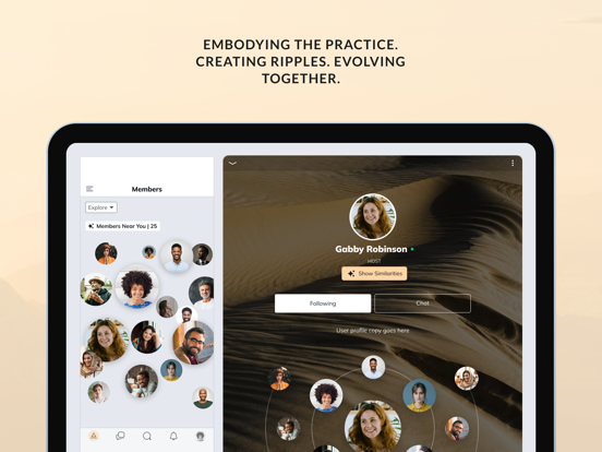 BE HUMAN MEDICINE iPad screenshot 1 - Social Networking app