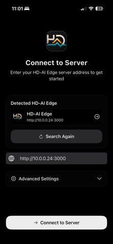HD-AI Edge iPhone screenshot