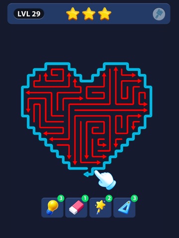 Tap Out Maze Puzzle iPad screenshot