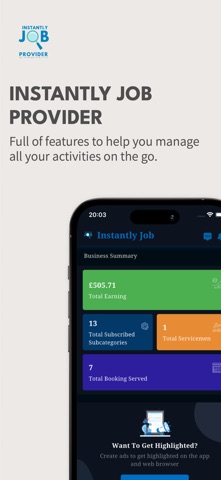 Instantly Job Provider Screenshot 1 of 8