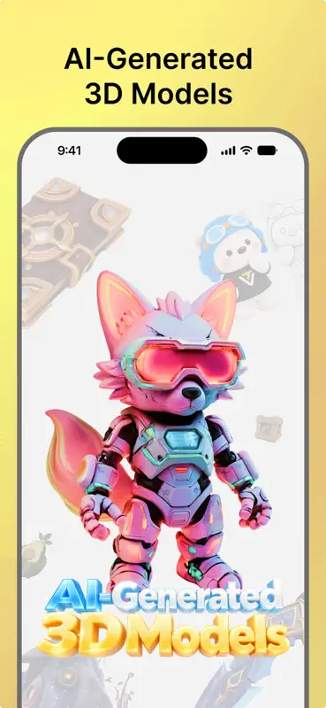 Tripo AI: 3Dモデル生成ツール screenshot 1 of 8