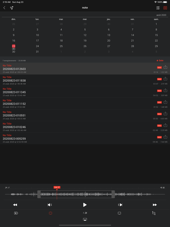 Screenshot #5 pour NoteVocale: Enregistreur Note