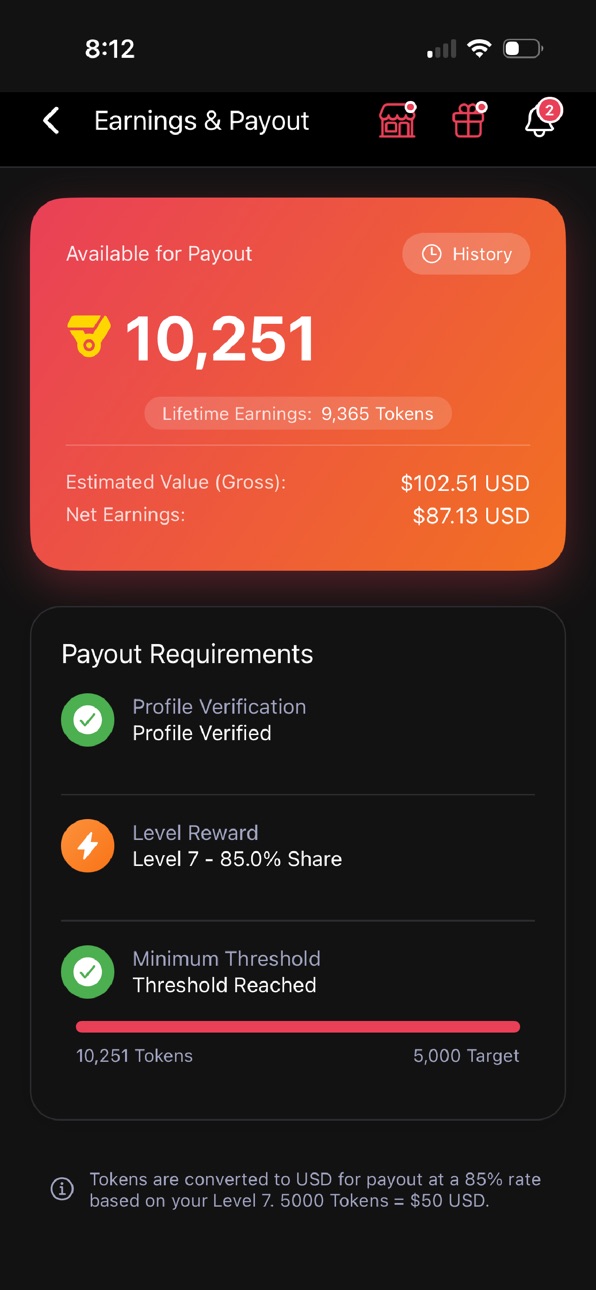 iPhone screenshot