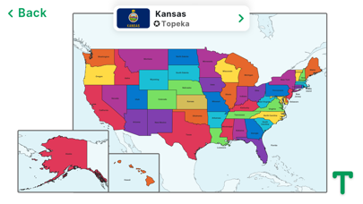 StudyGe - World Geography Quiz iPhone screenshot 5 - Education app