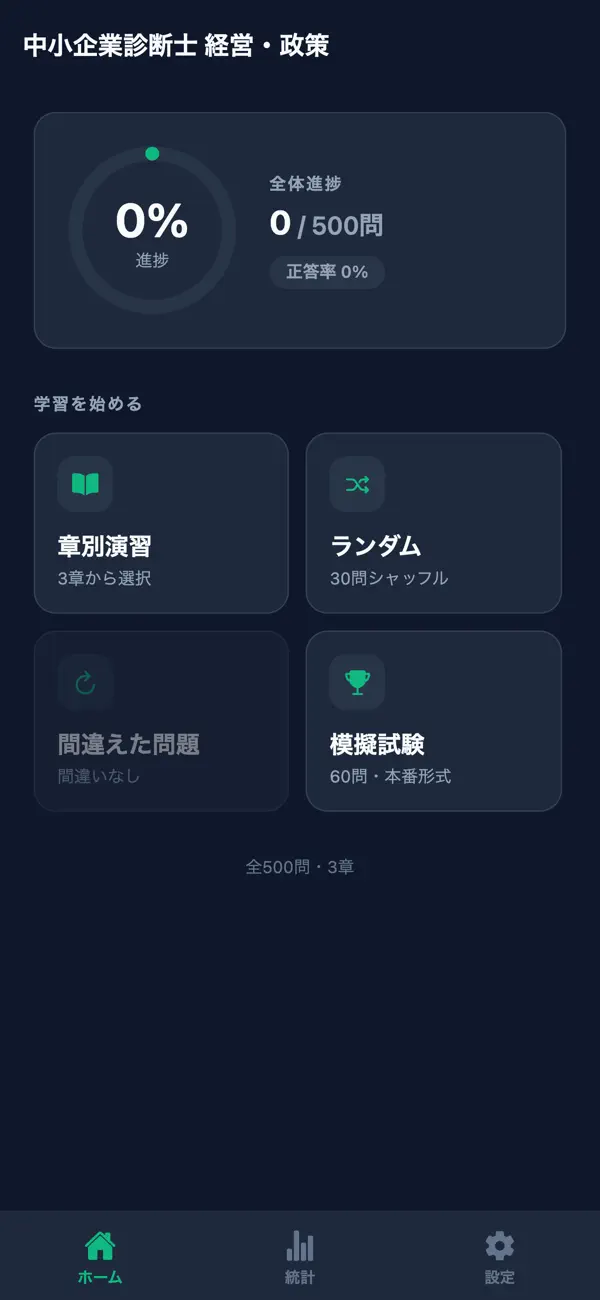 Screenshot #1 pour 中小企業診断士 経営・政策