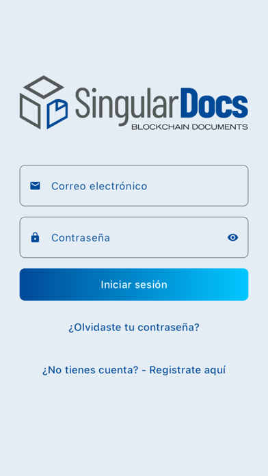 SingularDocs Wallet Screenshot