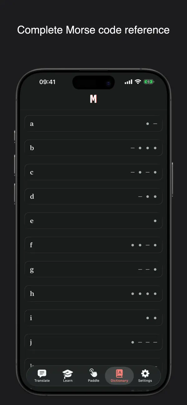 #5. Morse Mate: learn morse code! (iOS) Ved: Maciej Kuliszkiewicz