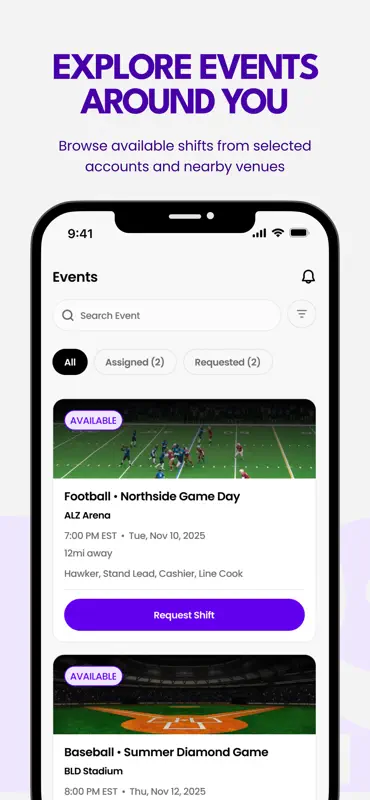 EATS2SEATS App screenshot 2 of 4