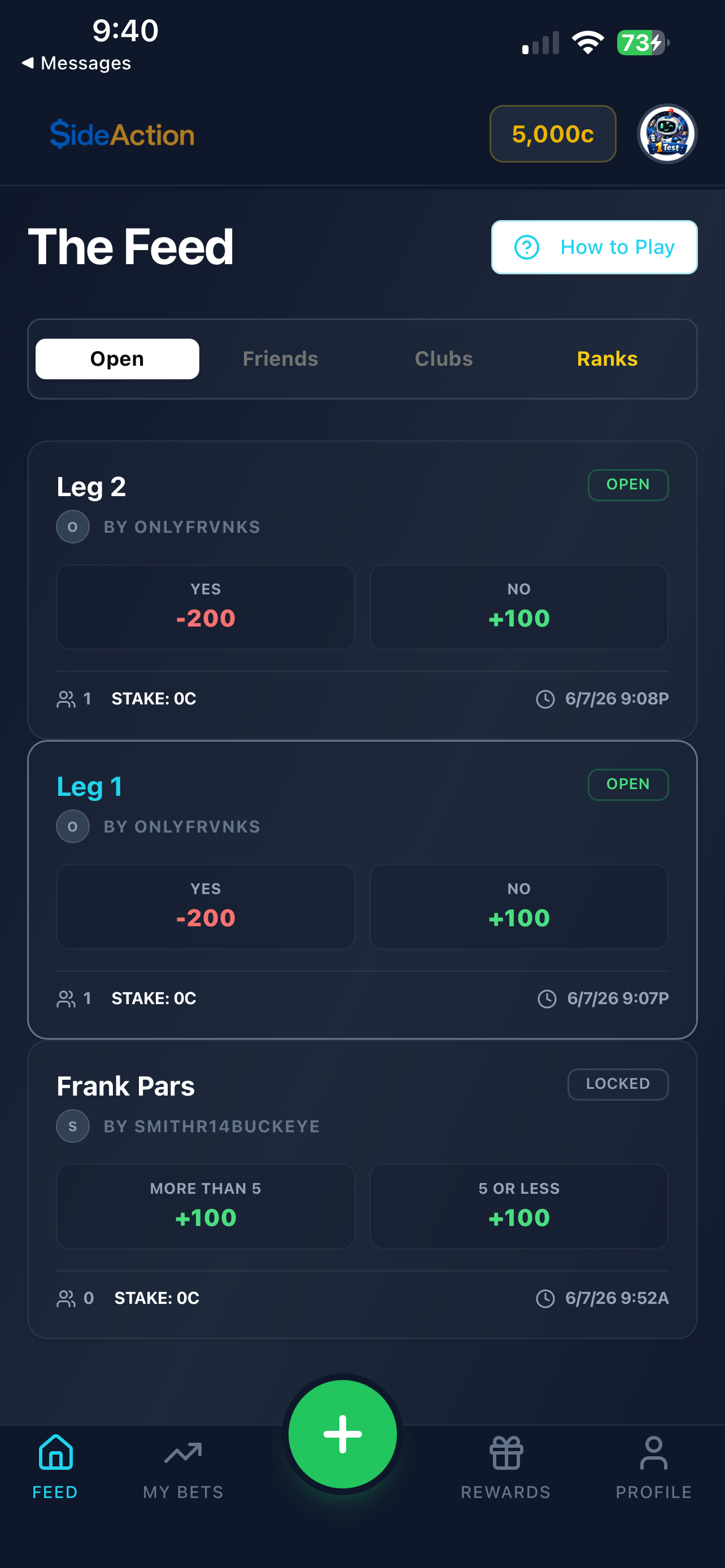 SideAction Bet screenshot 8